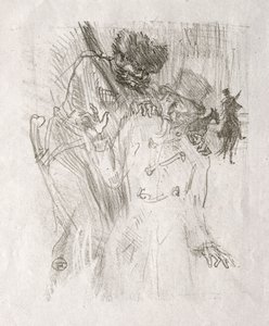 Am Fuße des Sinai: Verhaftung von Schlomé Fuss, 1898 von Henri de Toulouse Lautrec