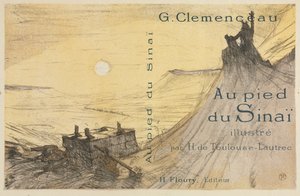 Am Fuß des Sinai: Umschlag von Henri de Toulouse Lautrec