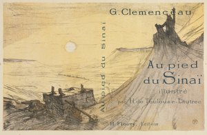 Am Fuße des Sinai: Umschlag, 1898 von Henri de Toulouse Lautrec
