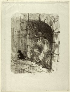 Hinterzimmer eines Ladens in Krakau, aus Au Pied du Sinaï von Henri de Toulouse Lautrec