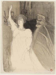 Bartet und Mounet-Sully in Antigone