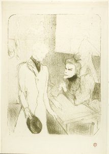 Brandès und le Bargy in Les Cabotins von Henri de Toulouse Lautrec