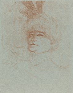 Büste von Mlle. Marcelle Lender, drei Viertel gedreht, 1898