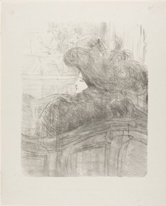 Cléo de Mérode, aus Treize Lithographies von Henri de Toulouse Lautrec
