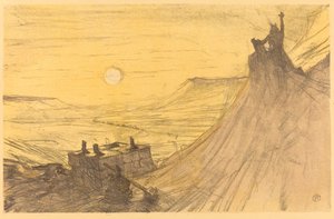 Umschlag für Au pied du Sinaï von Henri de Toulouse Lautrec