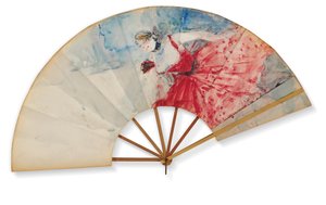 Eventail, ca. 1892 von Henri de Toulouse Lautrec