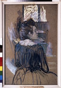 Frau am Fenster von Henri de Toulouse Lautrec