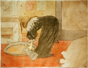 Frau in der Wanne