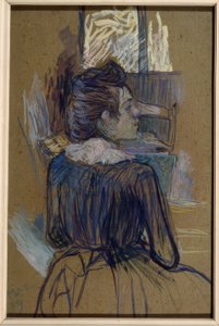 Frau am Fenster