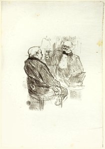 Georges Clemenceau und der Optiker Mayer, aus Au Pied du Sinaï