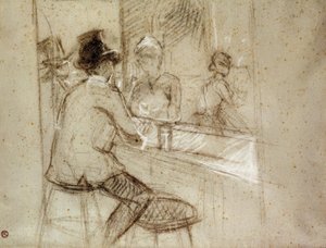 Gin Cocktail von Henri de Toulouse Lautrec