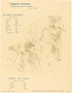 Hommage an Molière (1897) von Henri de Toulouse Lautrec
