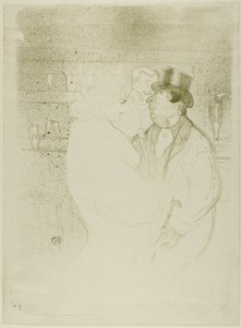Ida Heath an der Bar von Henri de Toulouse Lautrec