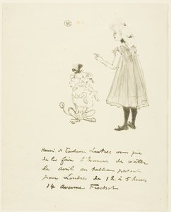 Einladung zu einer Ausstellung von Henri de Toulouse Lautrec