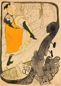 Jane Avril von Henri de Toulouse Lautrec