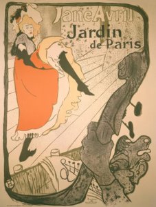 Jane Avril von Henri de Toulouse Lautrec