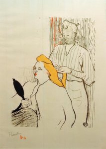 Die Frisur von Henri de Toulouse Lautrec