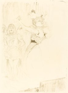 Lender tanzt den Bolero in "Chilperic" von Henri de Toulouse Lautrec