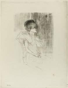 Sitzender Verleiher von Henri de Toulouse Lautrec