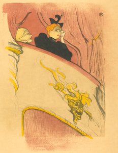 Loge mit der vergoldeten Maske