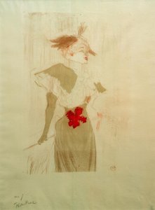 Mademoiselle Marcelle Lender, stehend