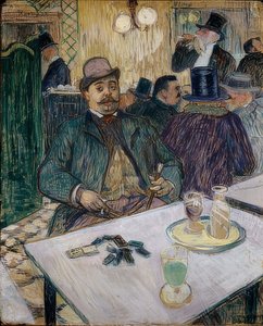 Monsieur Boileau in einem Café. 1893