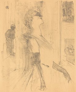 Auf der Bühne von Henri de Toulouse Lautrec
