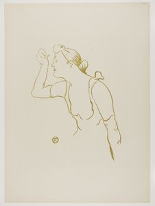 Paula Brébion, aus Le Café-Concert von Henri de Toulouse Lautrec
