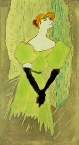Porträt von Yvette Guilbert von Henri de Toulouse Lautrec