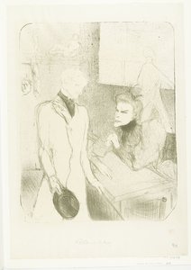 Porträt der Schauspielerin Marthe Brandès und des Schauspielers Charles le Bargy im Theaterstück Les Cabotins von Henri de Toulouse Lautrec