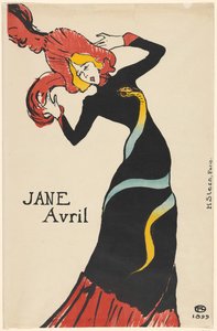 Porträt der Tänzerin Jane Avril (Jeanne Beaudon)