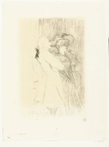 Porträt der Sänger Marcelle Lender und Numa Auguez in der Operette La Chanson de Fortunio