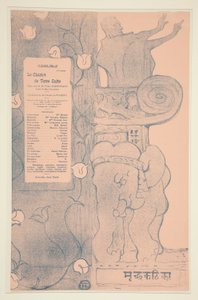 Programm des Tonwagen von Henri de Toulouse Lautrec