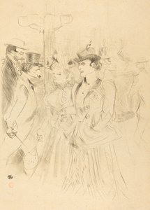 Promenade von Henri de Toulouse Lautrec