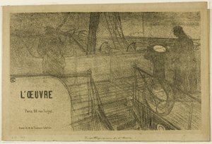 Prospekt—Programm des Werks von Henri de Toulouse Lautrec