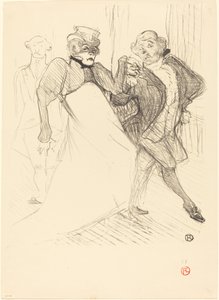 Réjane und Galipaux in "Madame Sans-Gêne"
