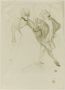 Réjane und Galipaux, in Madame Sans-Gêne