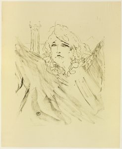 Sarah Bernhardt, aus Treize Lithographies von Henri de Toulouse Lautrec