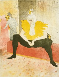 Sitzende weibliche Clown (Mademoiselle Cha-U-Kao), Platte eins aus Elles