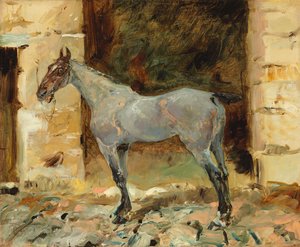 Angebundenes Pferd von Henri de Toulouse Lautrec