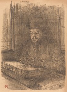 Der gute Graveur - Adolphe Albert von Henri de Toulouse Lautrec