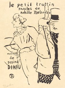 Das kleine Botengirl Le petit trottin, 1893 von Henri de Toulouse Lautrec