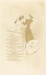 Die Modistin (La Modiste - Renée Vert) von Henri de Toulouse Lautrec