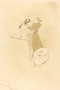 Die Modistin (Renée Vert) von Henri de Toulouse Lautrec