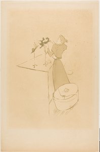 Die Modistin, Renée Vert von Henri de Toulouse Lautrec