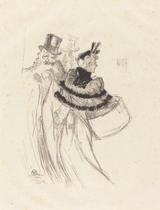 Die alten Herren (Les vieux messieurs) von Henri de Toulouse Lautrec
