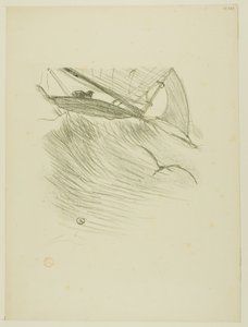 Die Seeschwalben, aus Mélodies de Désiré Dihau von Henri de Toulouse Lautrec