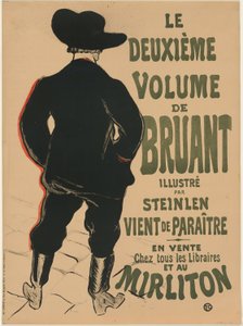 Der zweite Band von Bruant von Henri de Toulouse Lautrec