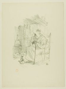 Das Geheimnis, aus Mélodies de Désiré Dihau von Henri de Toulouse Lautrec