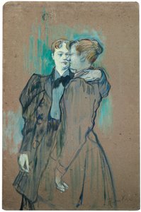 Zwei Frauen beim Walzer, 1894